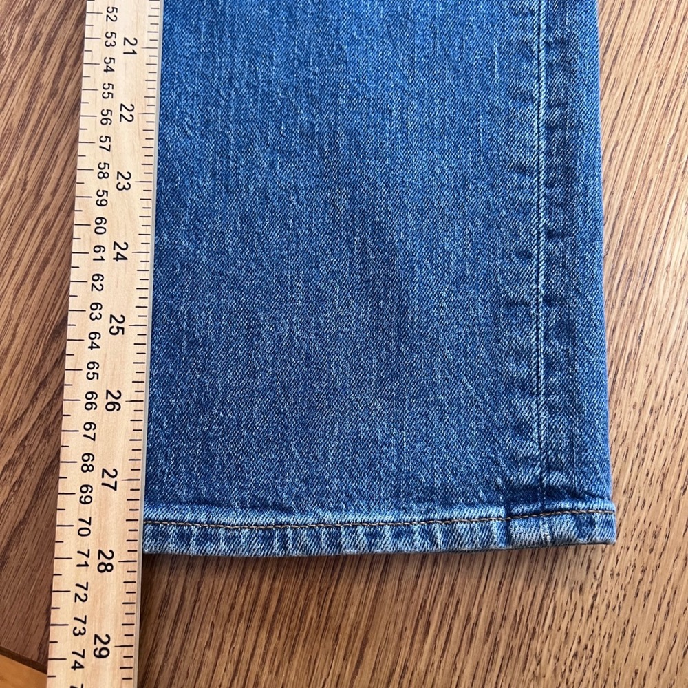 Madewell Women's The Perfect Vintage Mom Jeans Size 27 Blue Straight Leg A5 - Picture 6 of 6